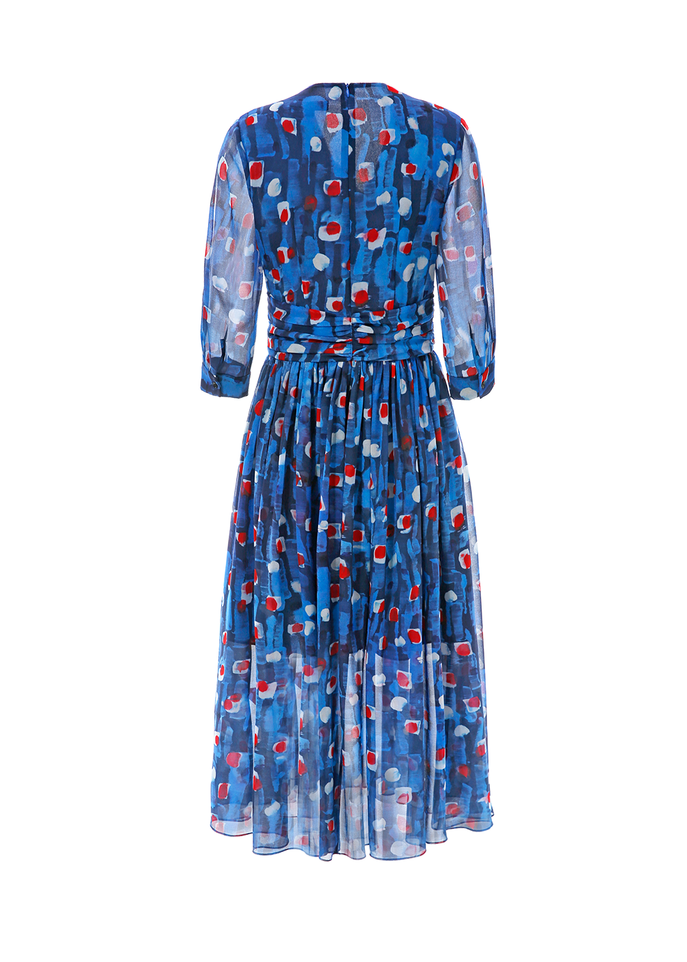 SALAZIA Iridescent Ice Crack Long-Sleeve Dresses