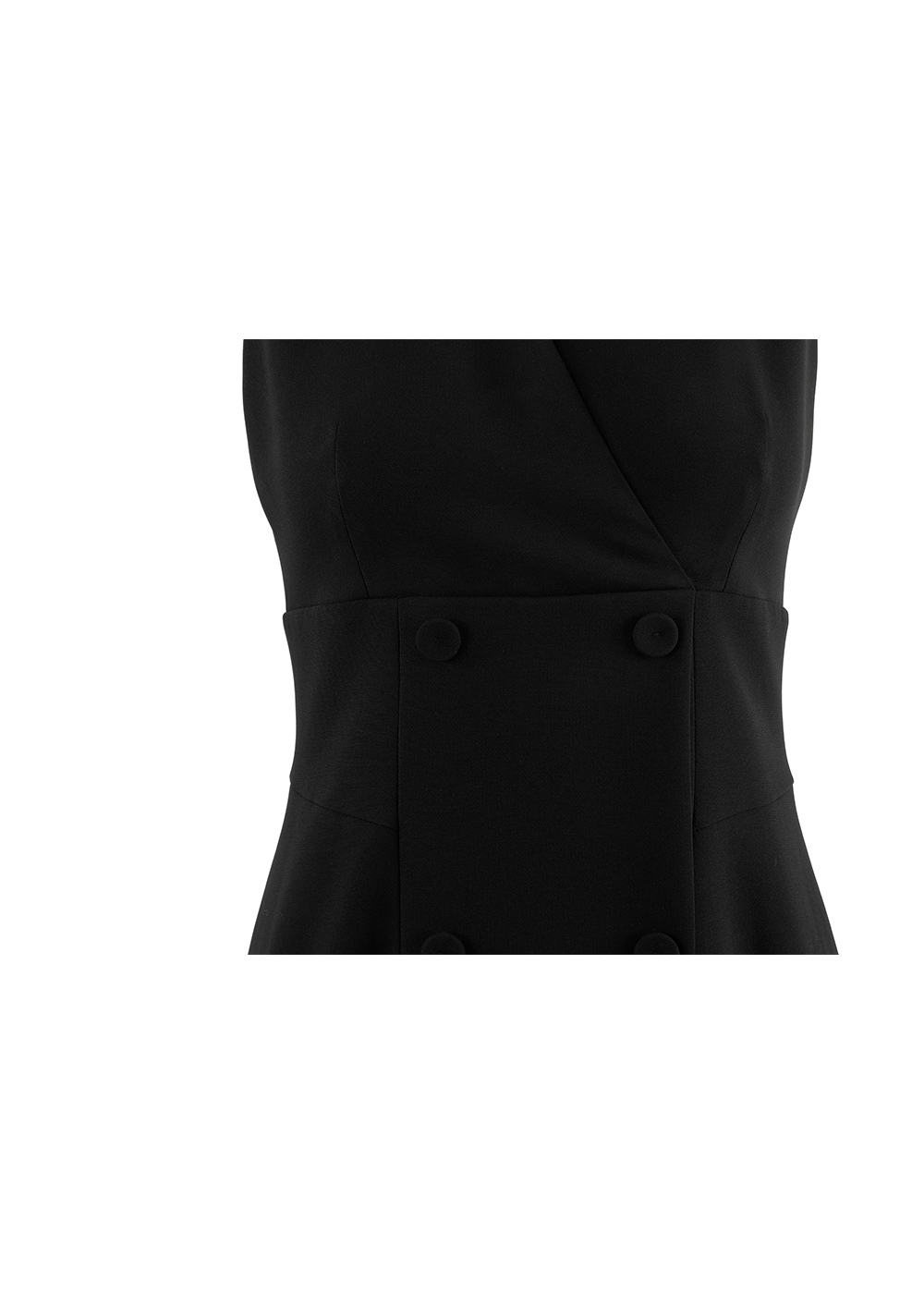 SALAZIA Black Acetate Blend Long-Sleeve Dresses
