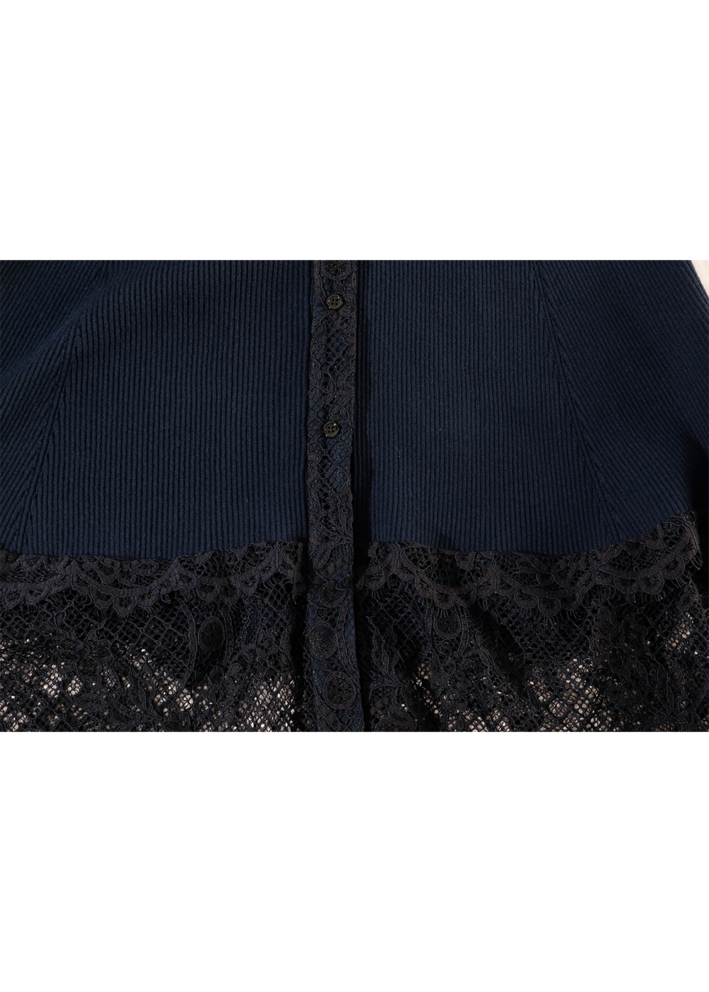 SALAZIA Deep Blue Viscose Blend Knit Dresses