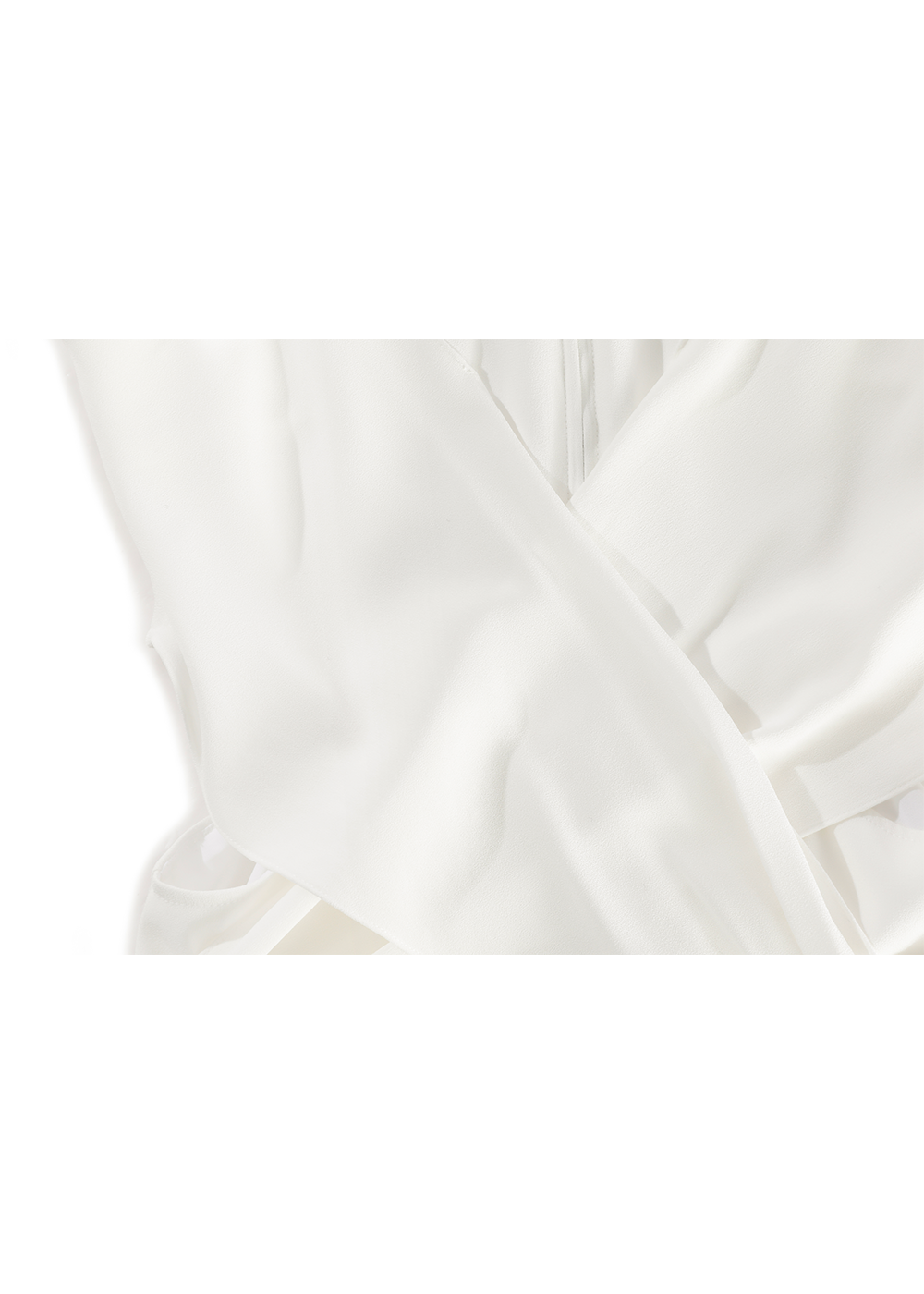 SALAZIA White Triacetate Short-Sleeve Dresses