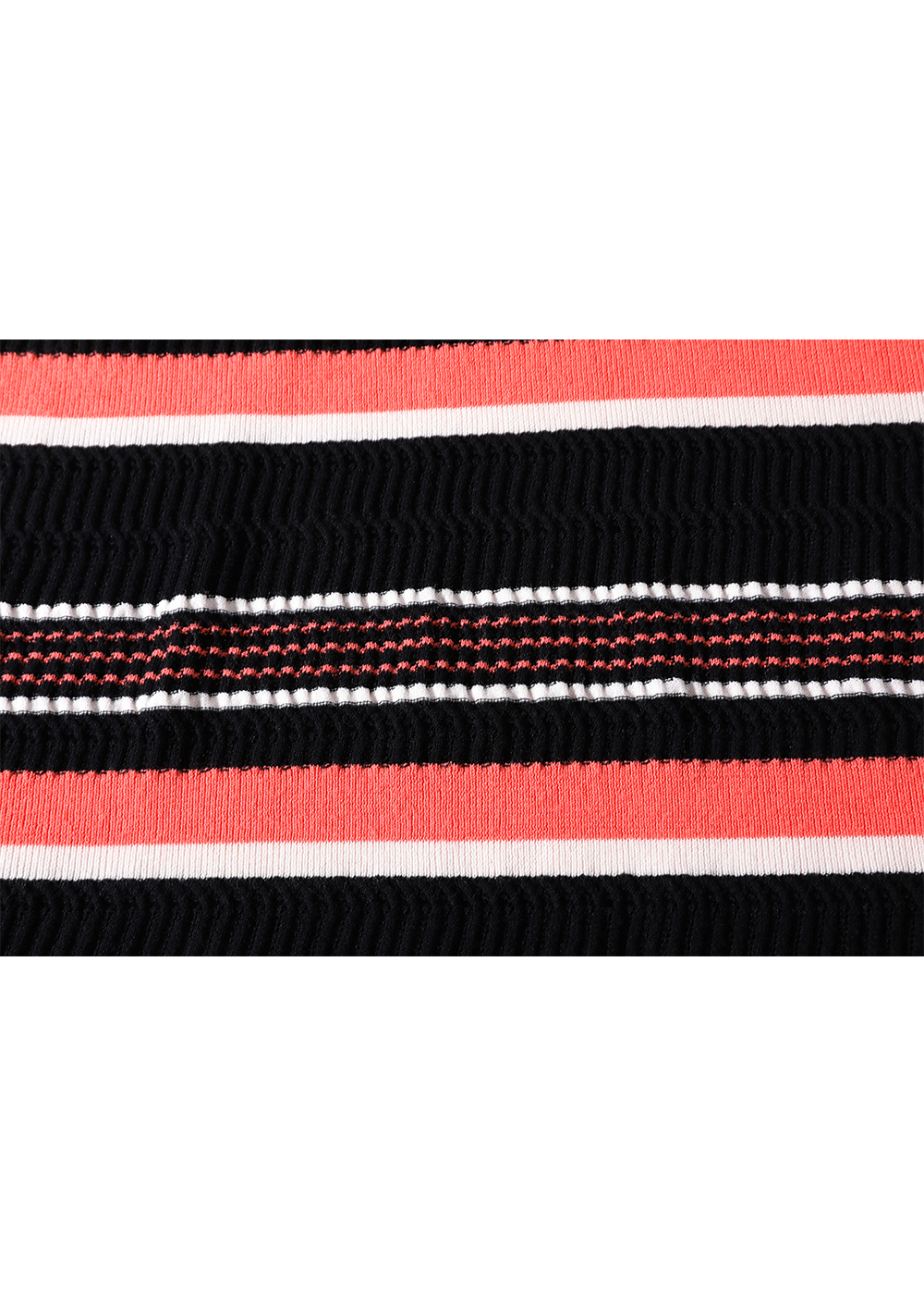 SALAZIA Crimson Stripe Noir Dresses