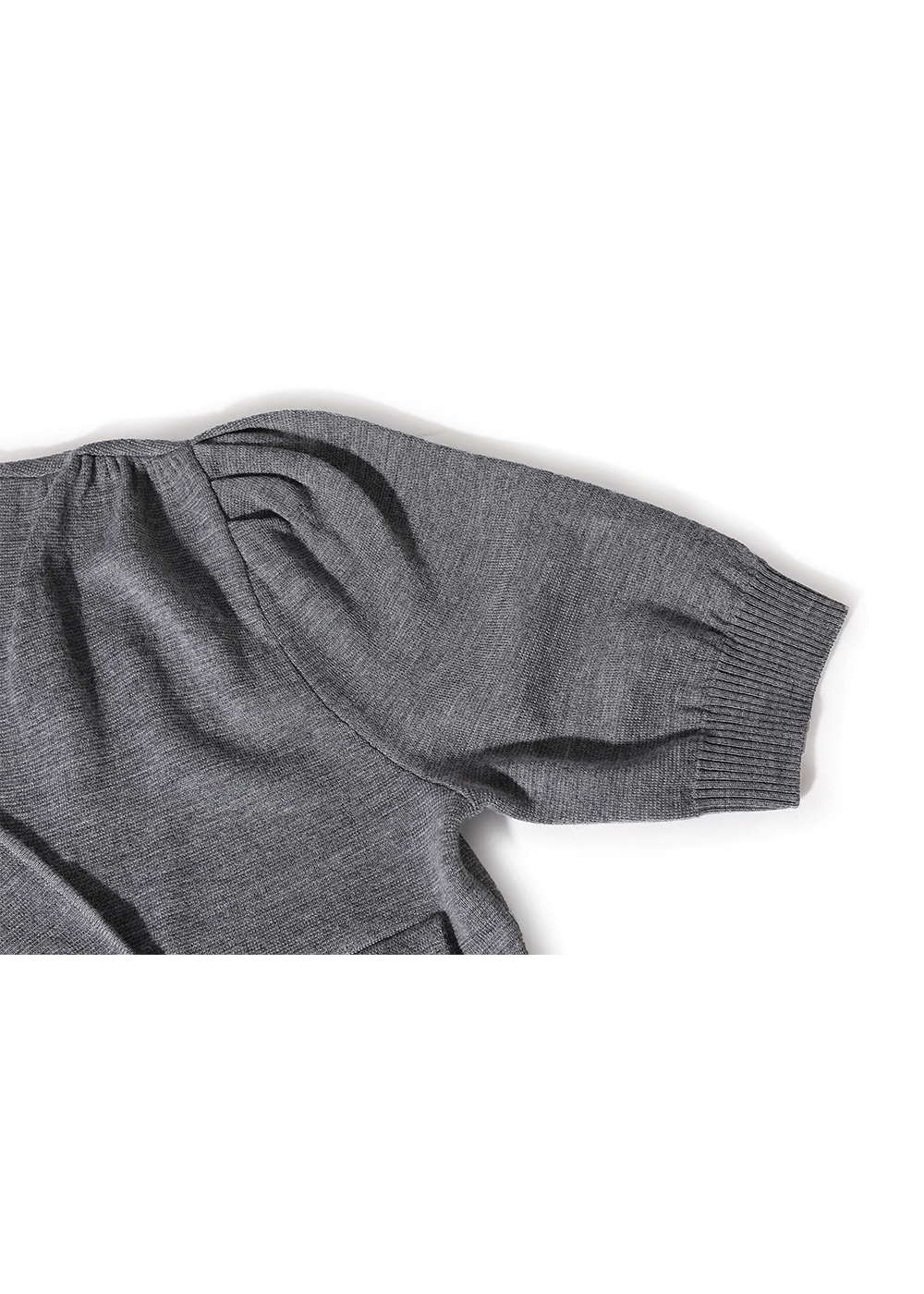 SALAZIA Smoke Gray Wool Knit Dresses