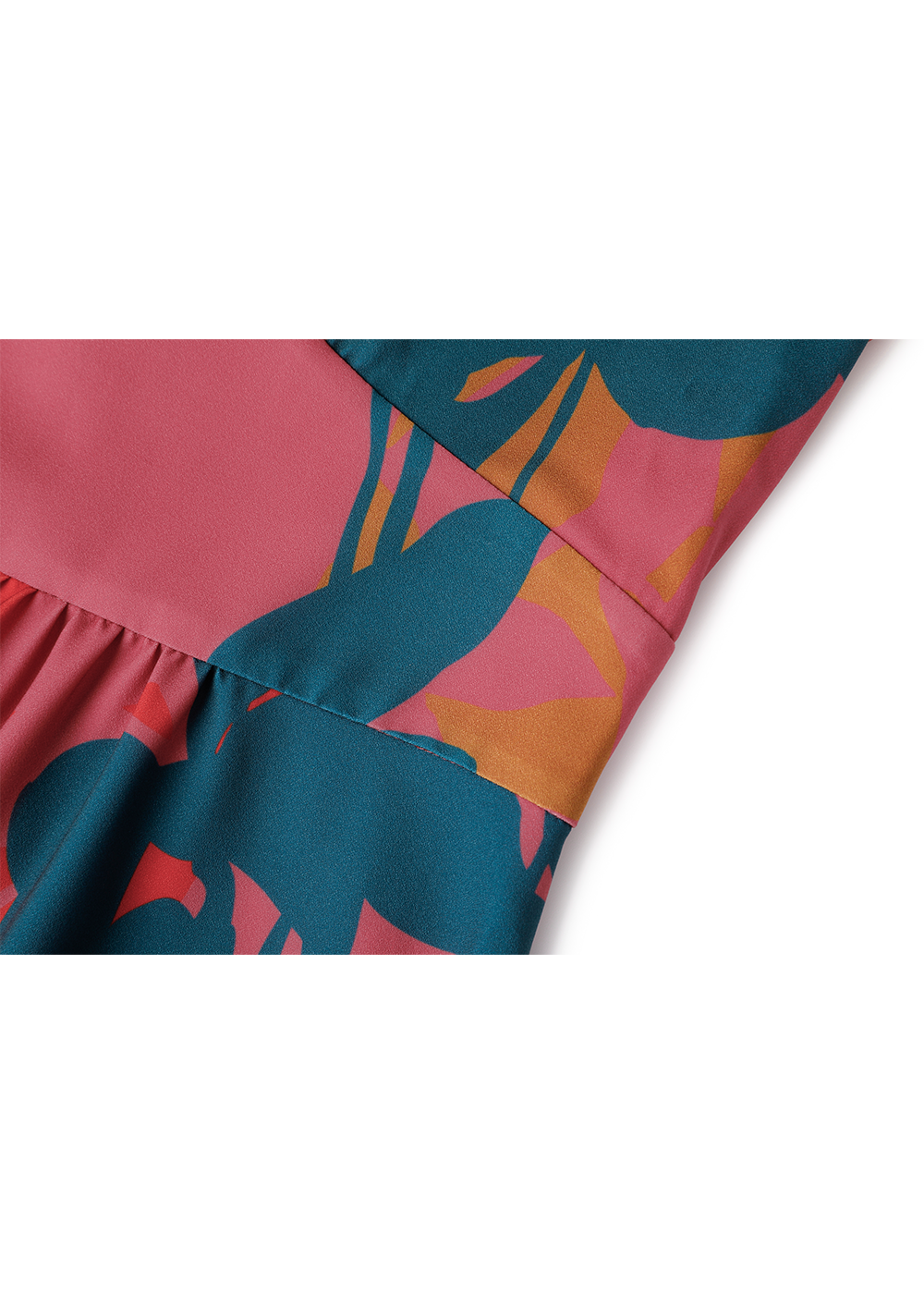 SALAZIA Pink Autumn Floral Dresses