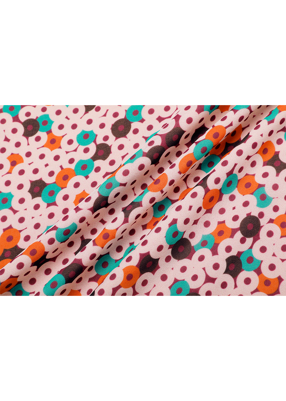 SALAZIA Pink Donut Print Dresses