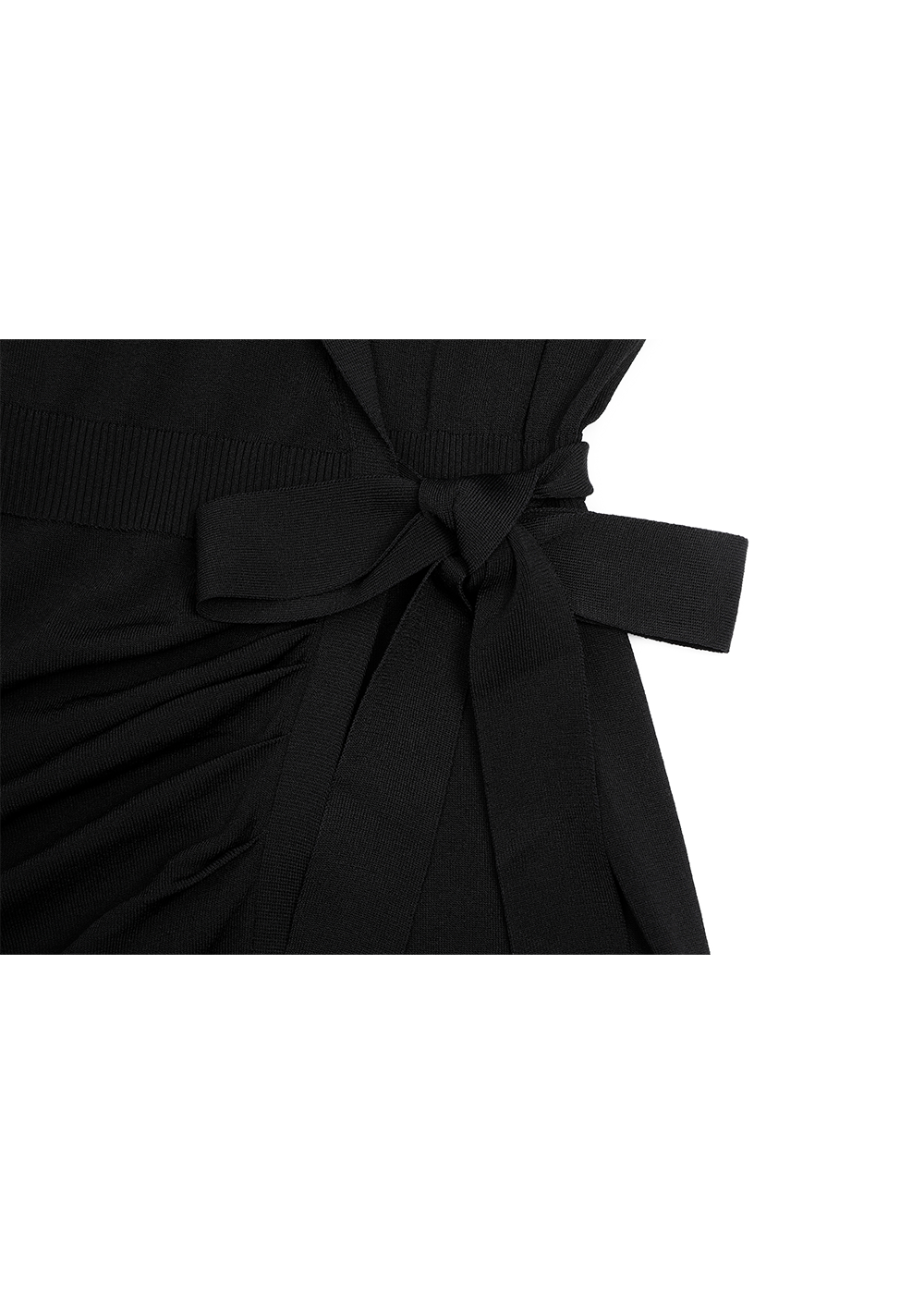 SALAZIA Black Viscose-Nylon Knit Dresses