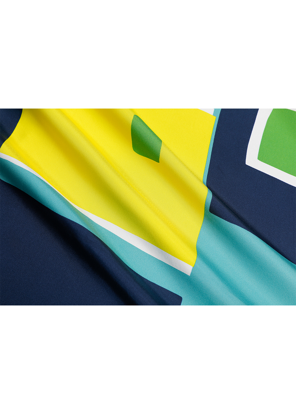 SALAZIA Colorful Holiday Puzzle Silk Dresses