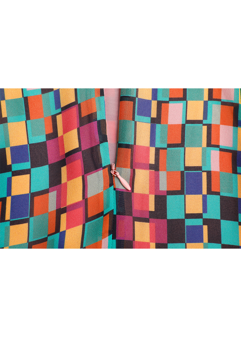 SALAZIA Colorful Check Mini Dresses
