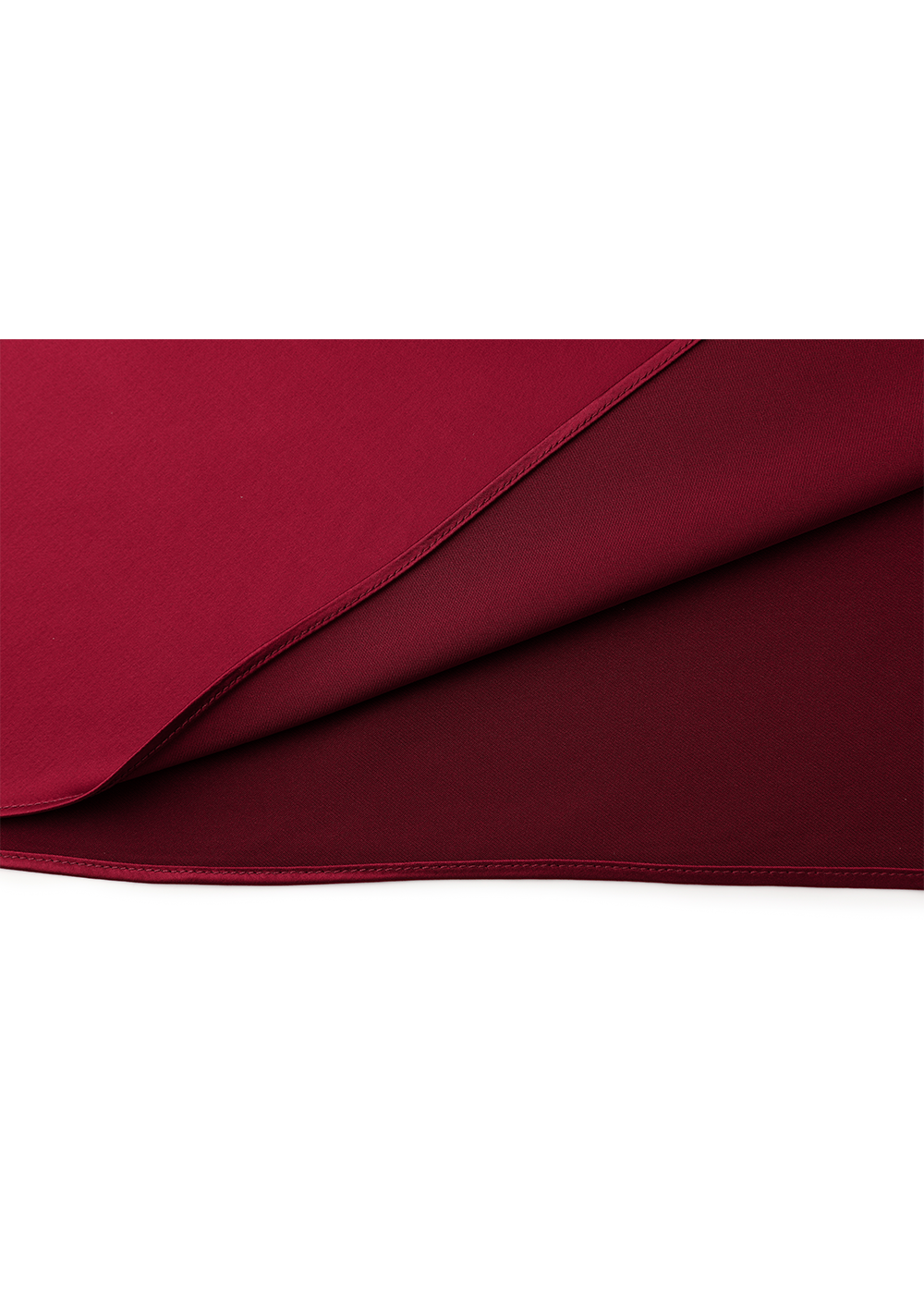 SALAZIA Burgundy Red Acetate Blend Dresses