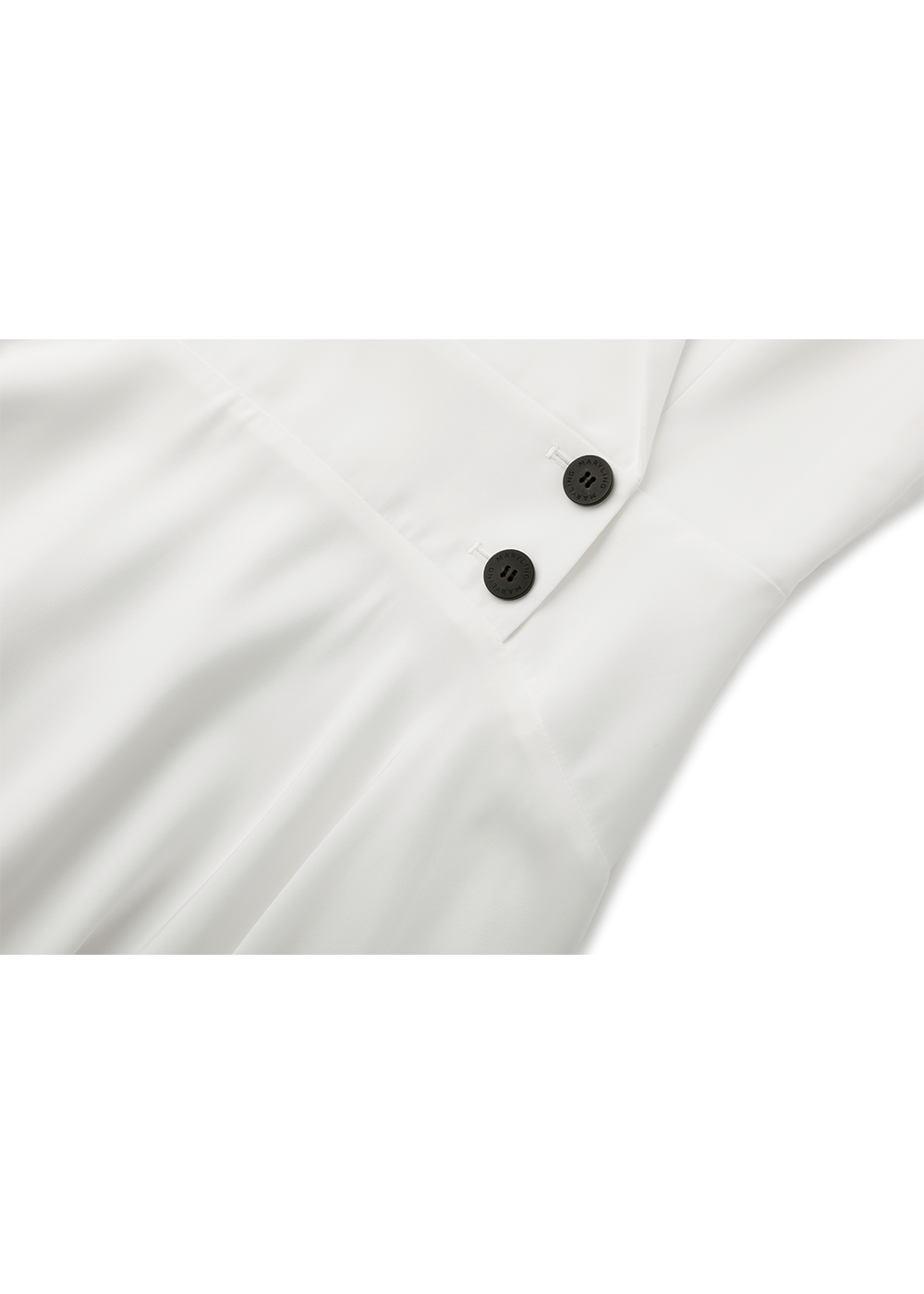 SALAZIA White Ester-Blend Shift Dresses
