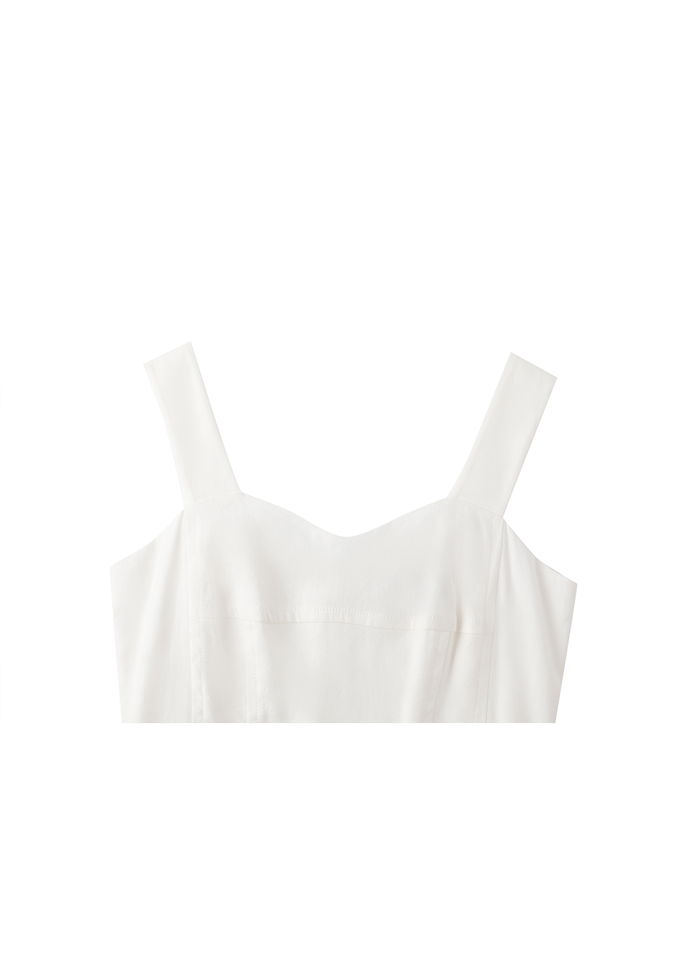 SALAZIA White Linen-Blend Dresses