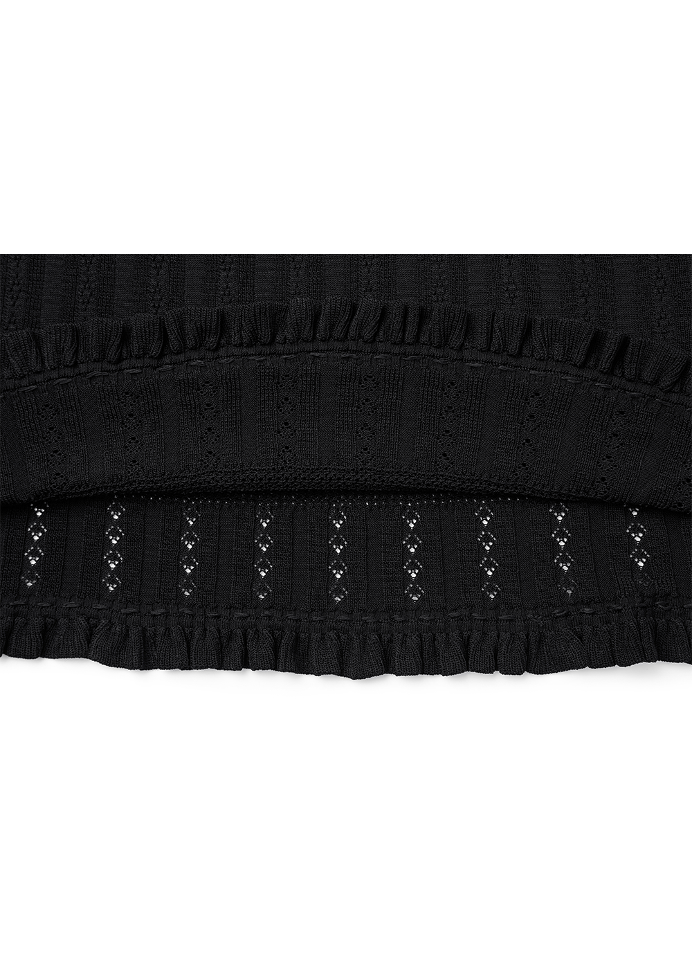 SALAZIA Black Viscose-Nylon Knit Dresses