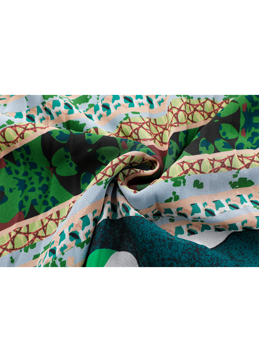 SALAZIA Green Forest Wool-Blend Dresses