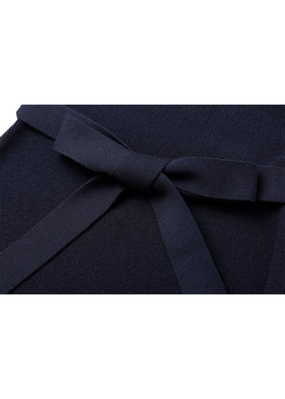 SALAZIA Deep Blue Wool Blend Knit Dresses