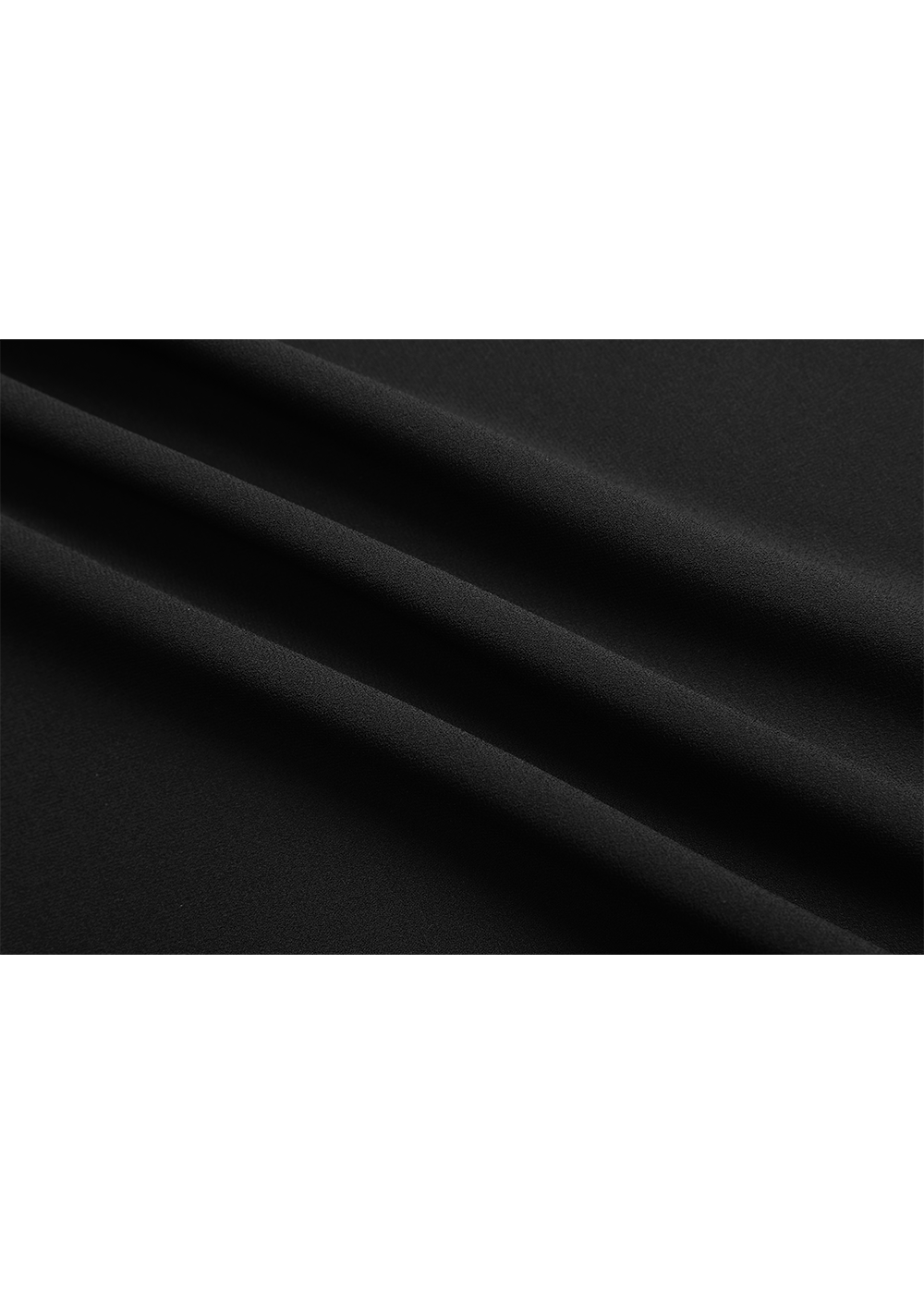 SALAZIA Black Triacetate Blend Short-Sleeve Dresses