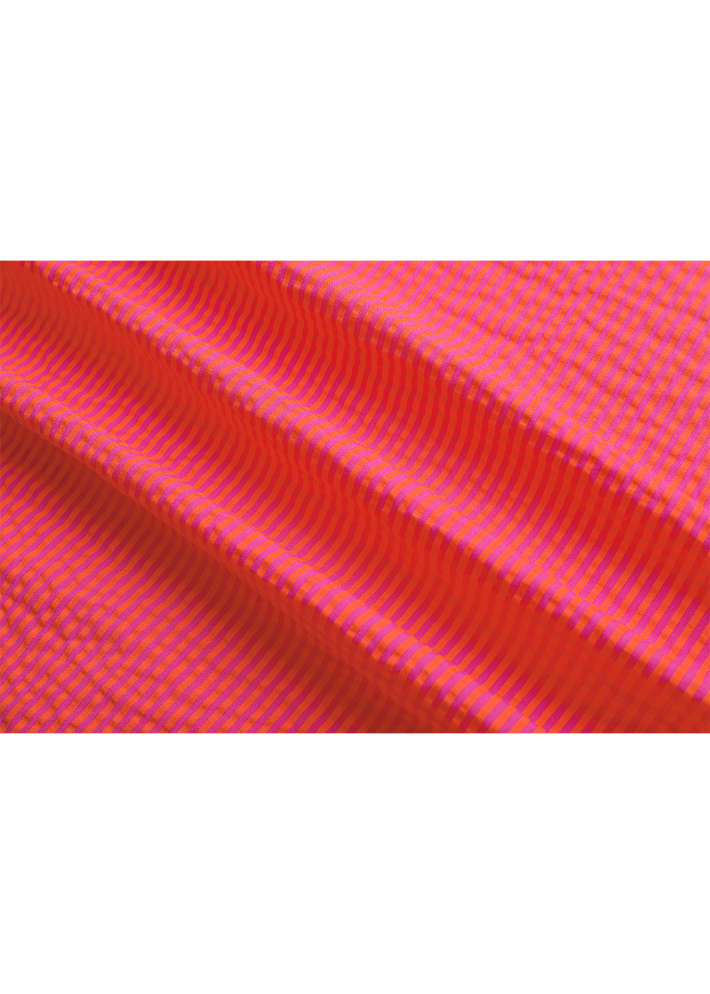 SALAZIA Rose Red Stripe Cotton Dresses