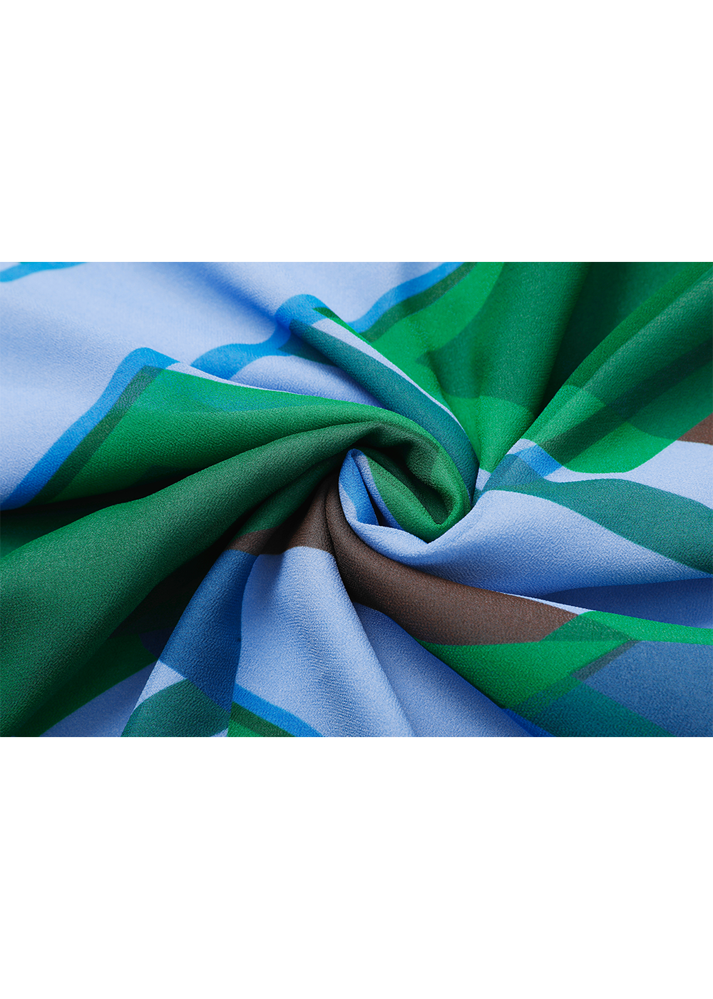 SALAZIA Blue-Green Seabed Ripple Maxi Dresses