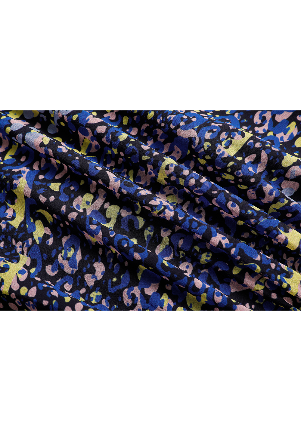 SALAZIA Pink-Blue Leopard Print Dresses