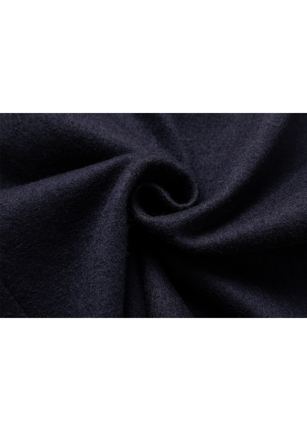 SALAZIA Deep Blue Wool Blend A-Line Dresses