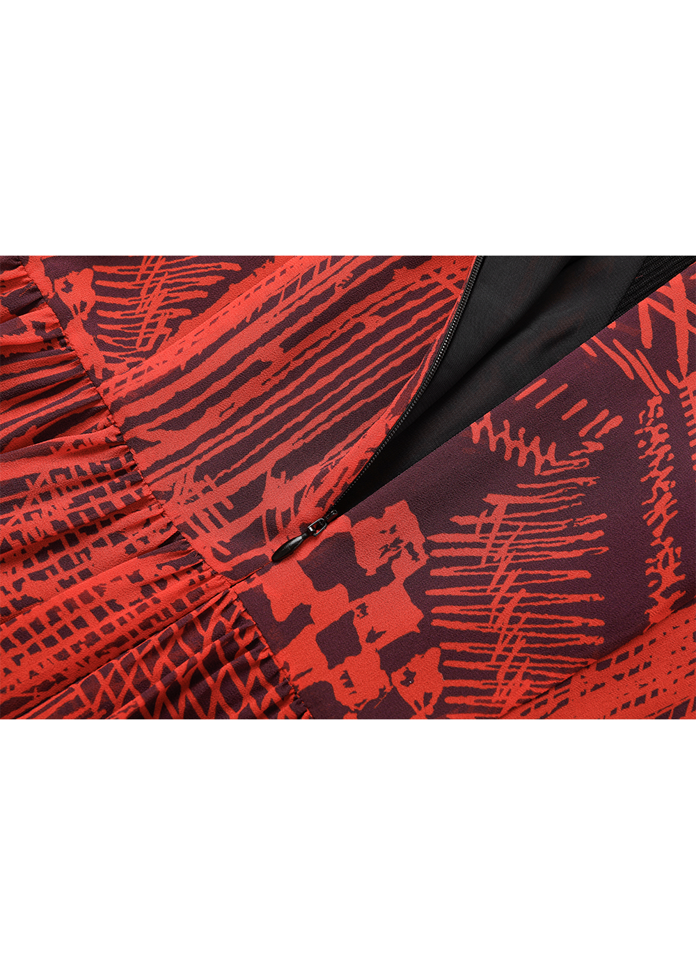 SALAZIA Red Line Art Dresses