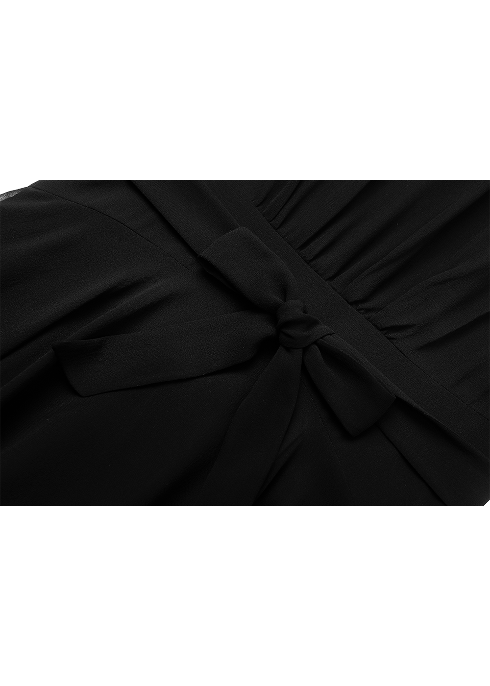 SALAZIA Black Silk Lace Dresses