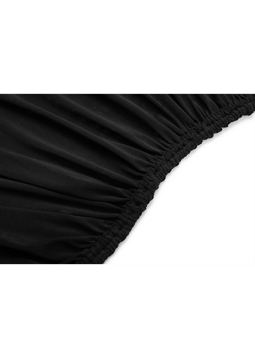 SALAZIA Black Stretch Fit-and-Flare Dresses