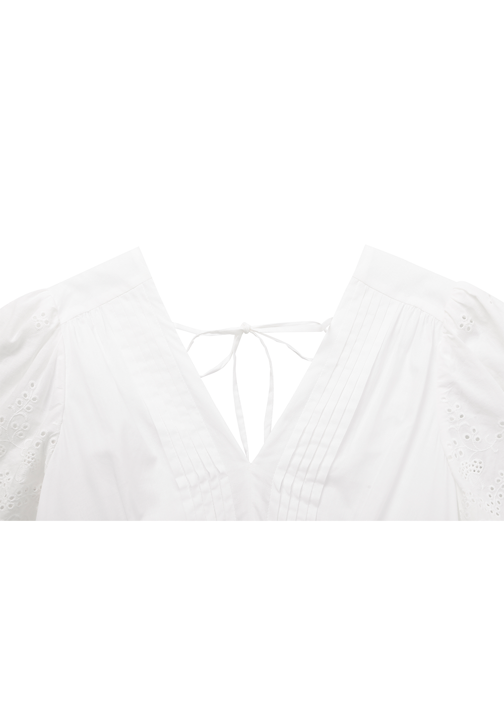 SALAZIA White Cotton Lace Dresses