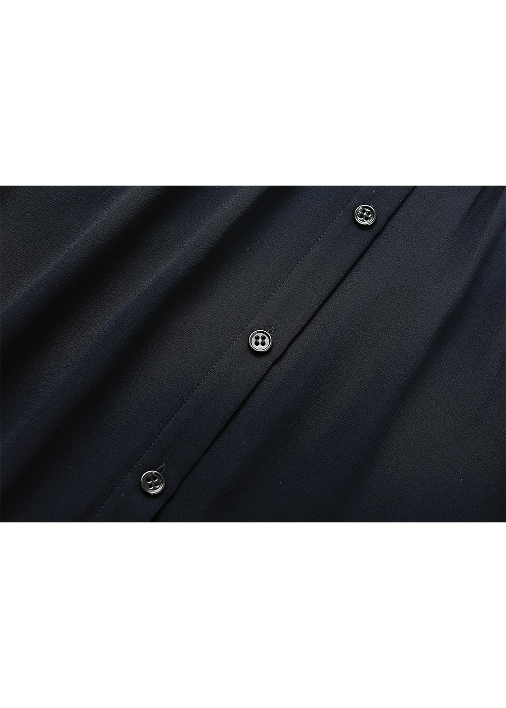 SALAZIA Deep Blue Silk Blouses
