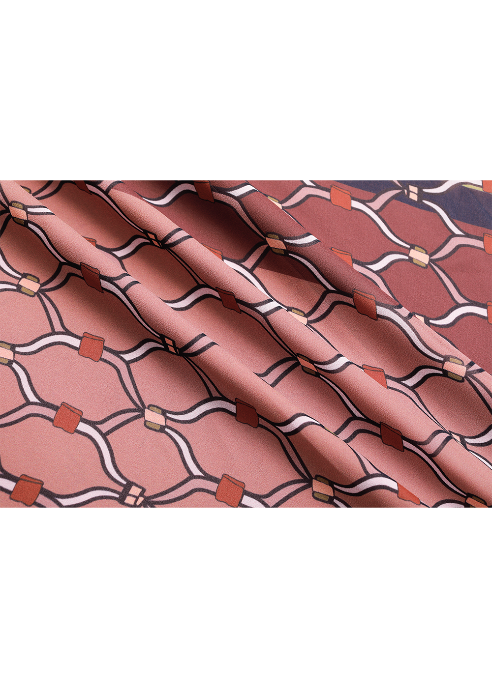 SALAZIA Dusty Pink Woven Mesh Dresses