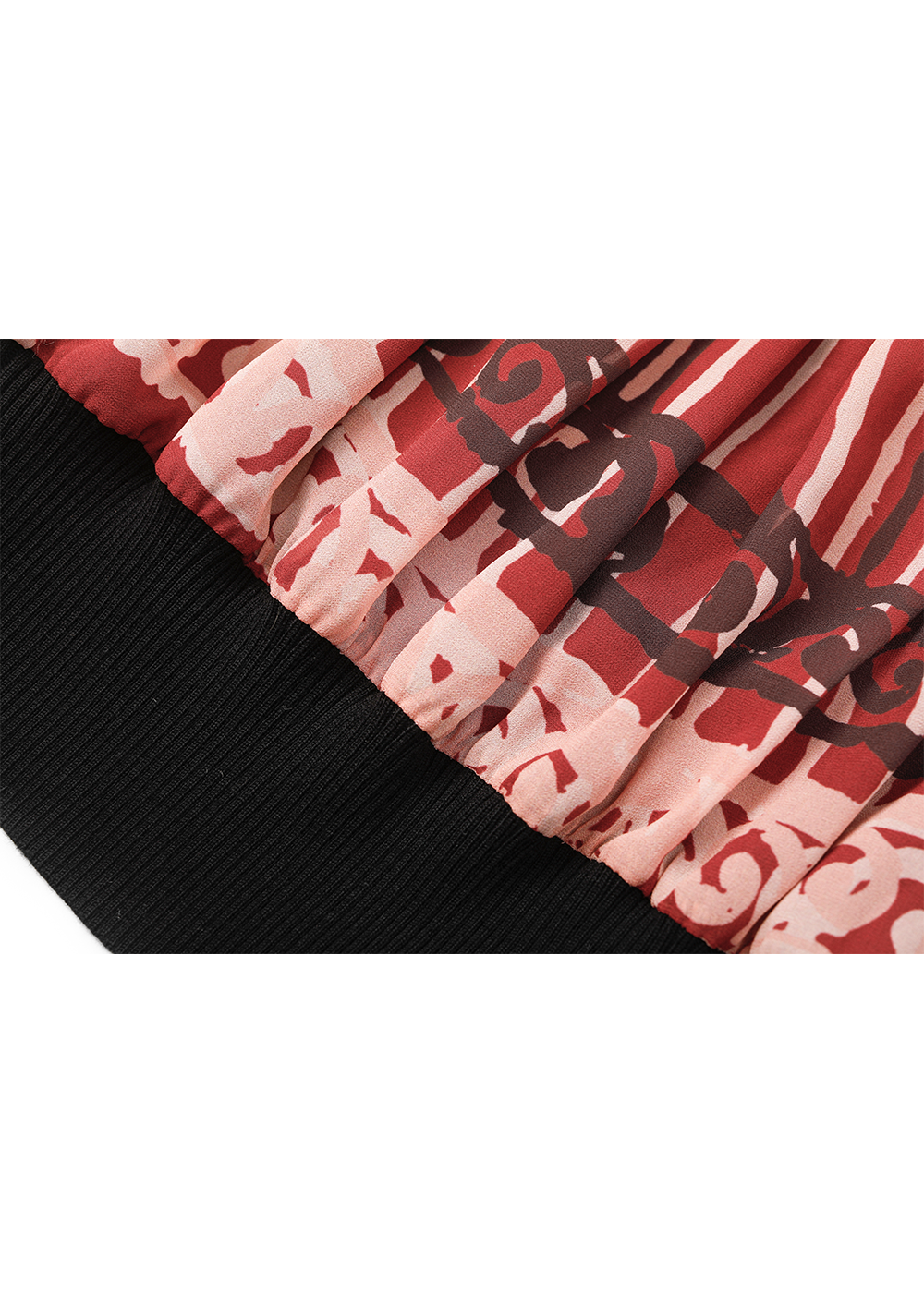 SALAZIA Red-Pink Stained Glass Blouses
