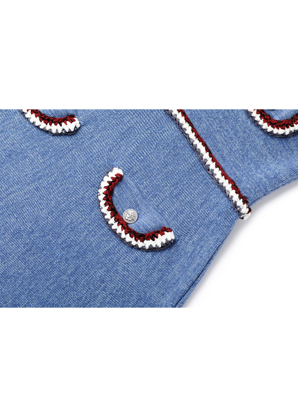 SALAZIA Misty Blue Wool Knit Dresses