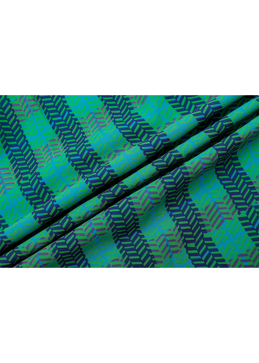 SALAZIA Blue-Green Plaid Cropped Blouses
