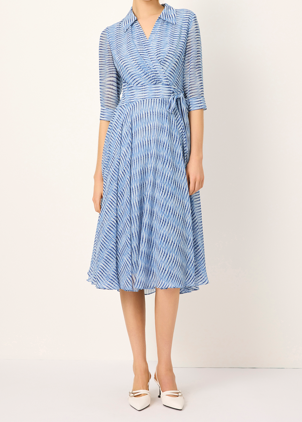 SALAZIA Woven Azure Dresses