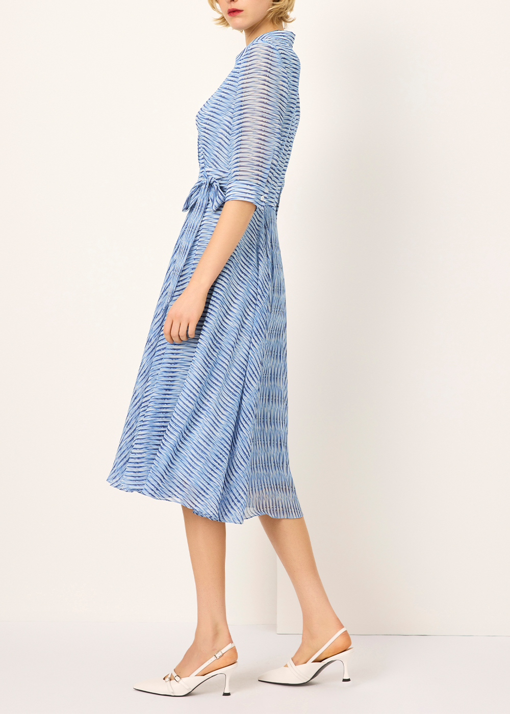 SALAZIA Woven Azure Dresses