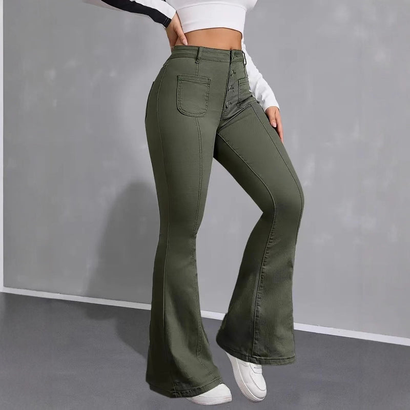 Stretch Casual Denim Pants - Slim Fit