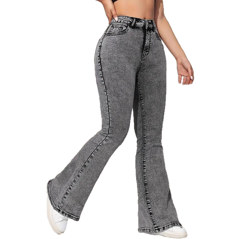 Slim-Fit Dark Gray Skinny Jeans