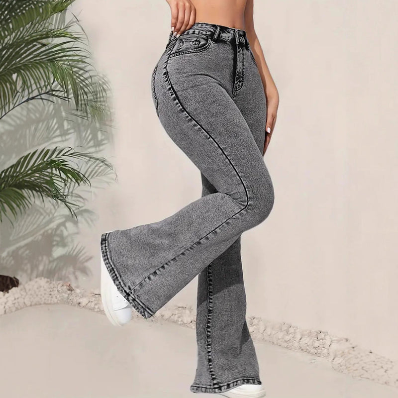 Slim-Fit Dark Gray Skinny Jeans
