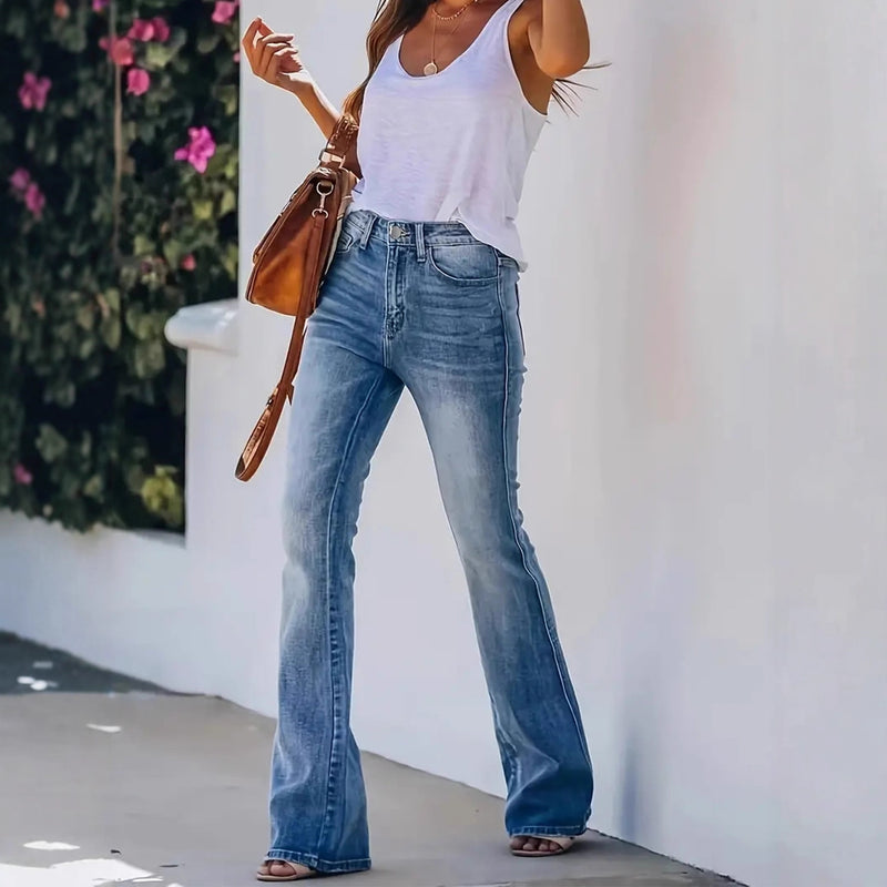 Slim-Fit Stretch Fashionable Versatile Jeans