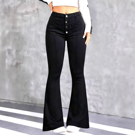 Stretch Casual Denim Pants - Slim Fit