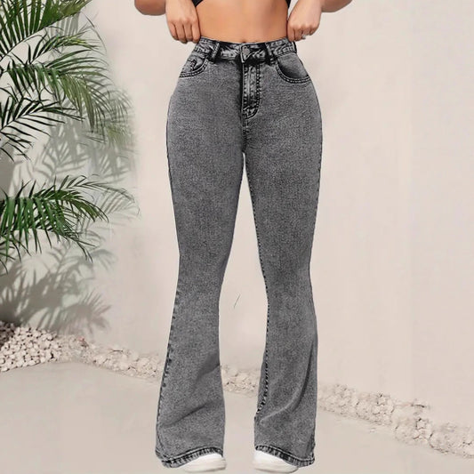 Slim-Fit Dark Gray Skinny Jeans