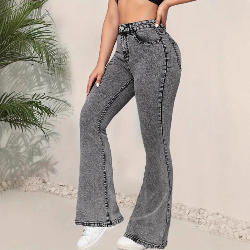 Slim-Fit Dark Gray Skinny Jeans
