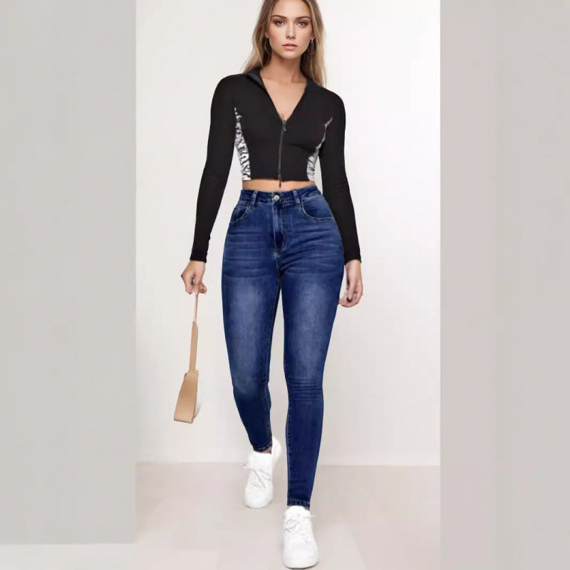 Winter Fashion Comfortable Skinny Fleece-Lined Jeans