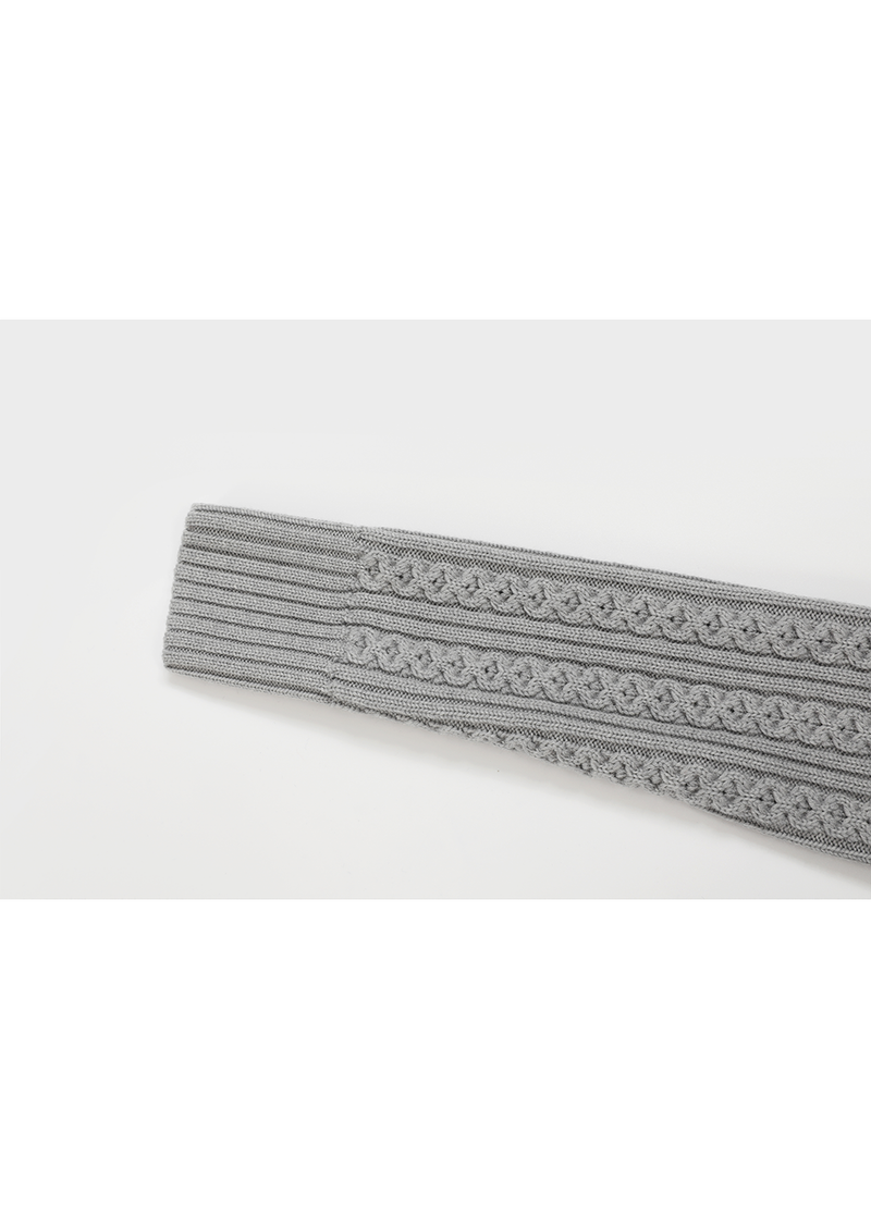 SALAZIA Grey Wool-Rabbit Hair Blend Dresses
