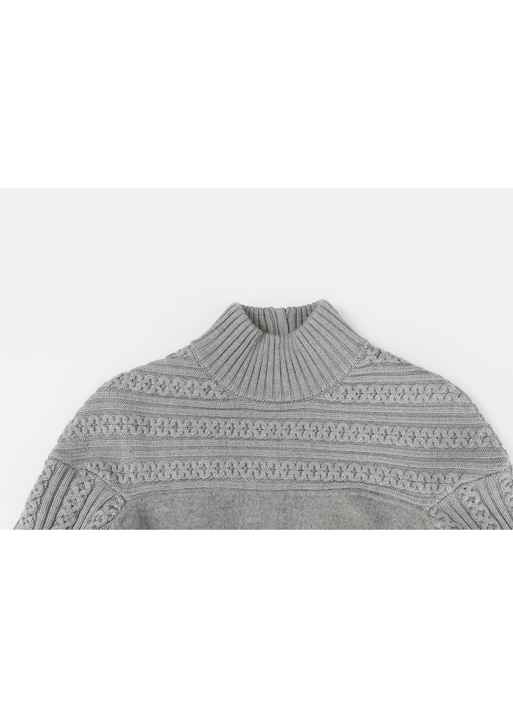 SALAZIA Grey Wool-Rabbit Hair Blend Dresses