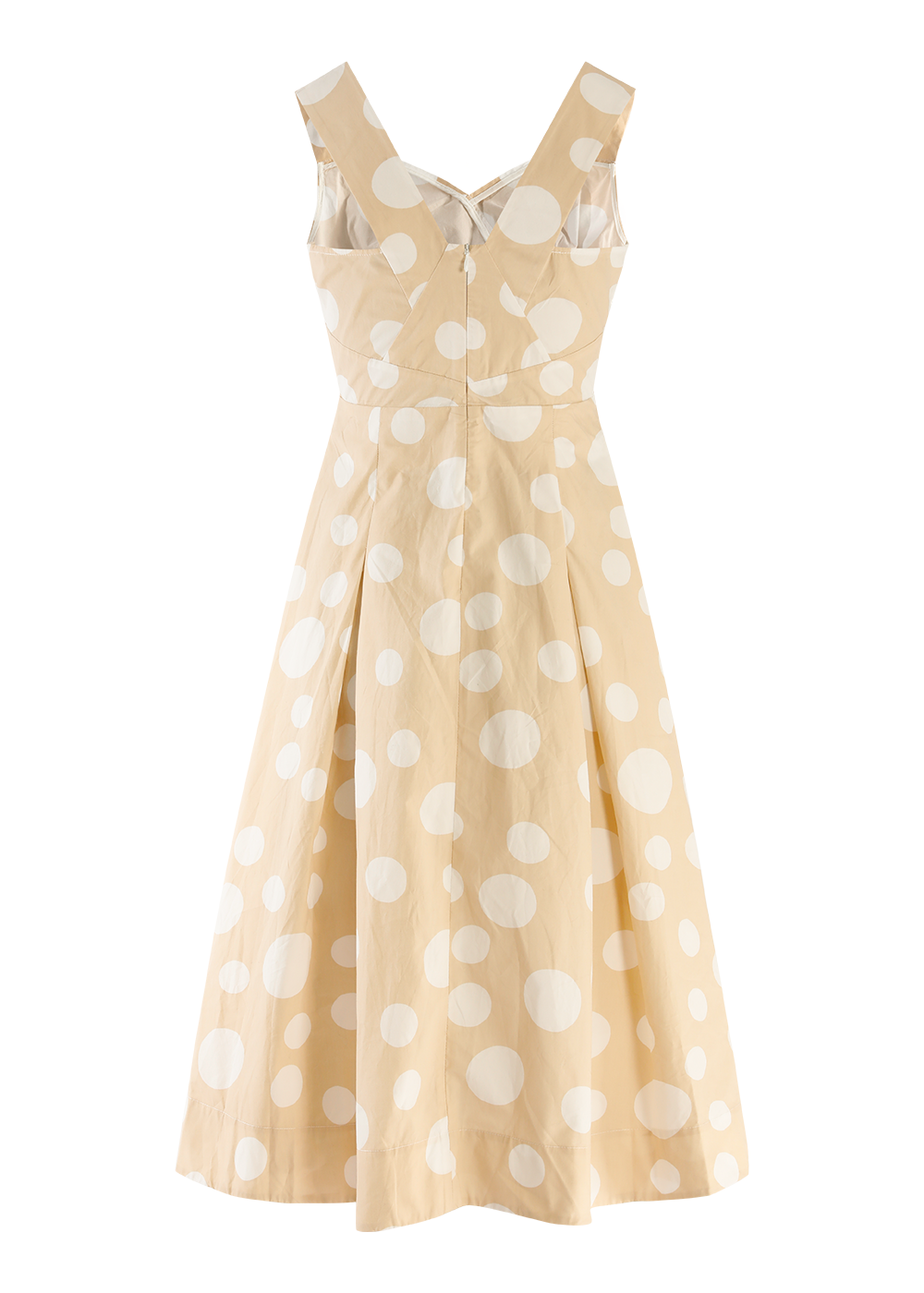 SALAZIA Yellow Cotton Short-Sleeve Dresses