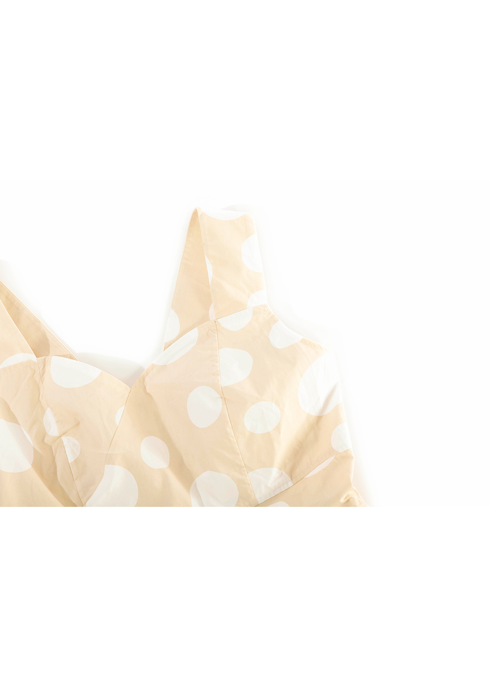 SALAZIA Yellow Cotton Short-Sleeve Dresses