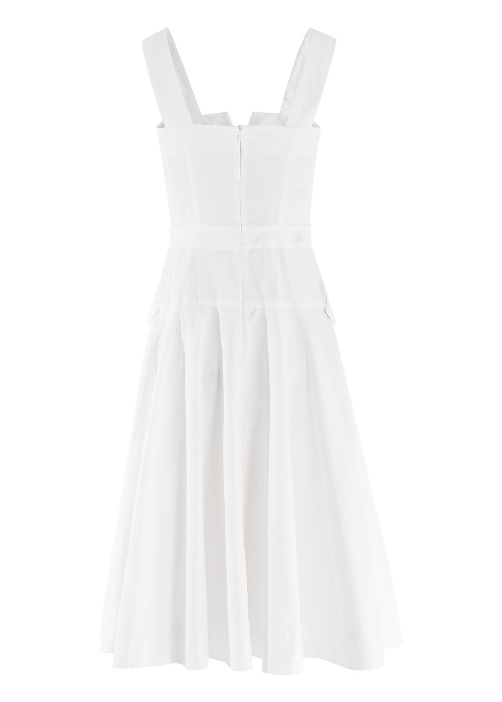 SALAZIA White Cotton-Blend Dresses