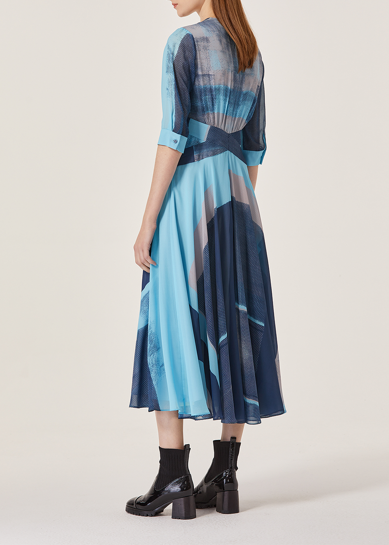 SALAZIA Fluid Polyester Maxi Dresses