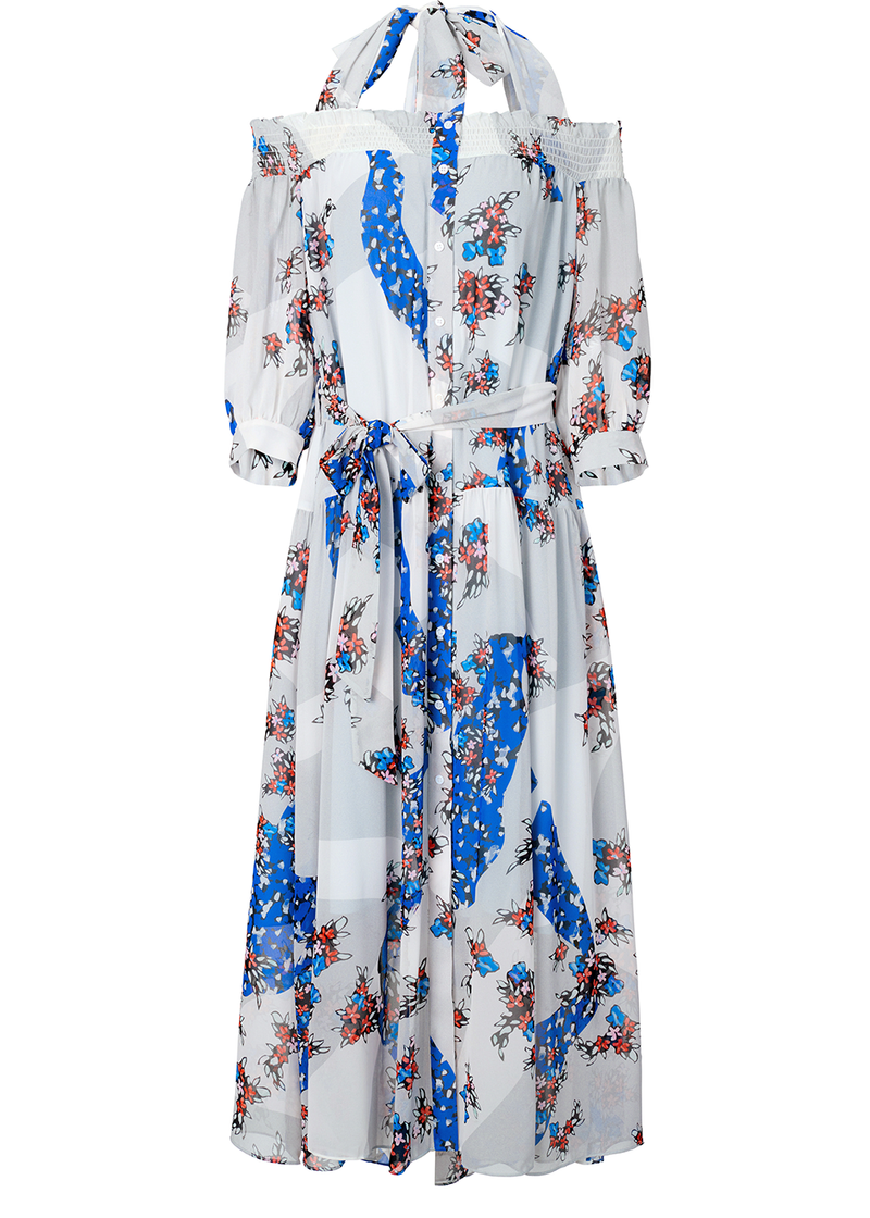 SALAZIA Grey Oversized Relaxed Dresses