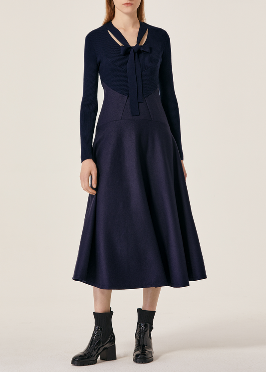SALAZIA Deep Navy Heritage Dresses