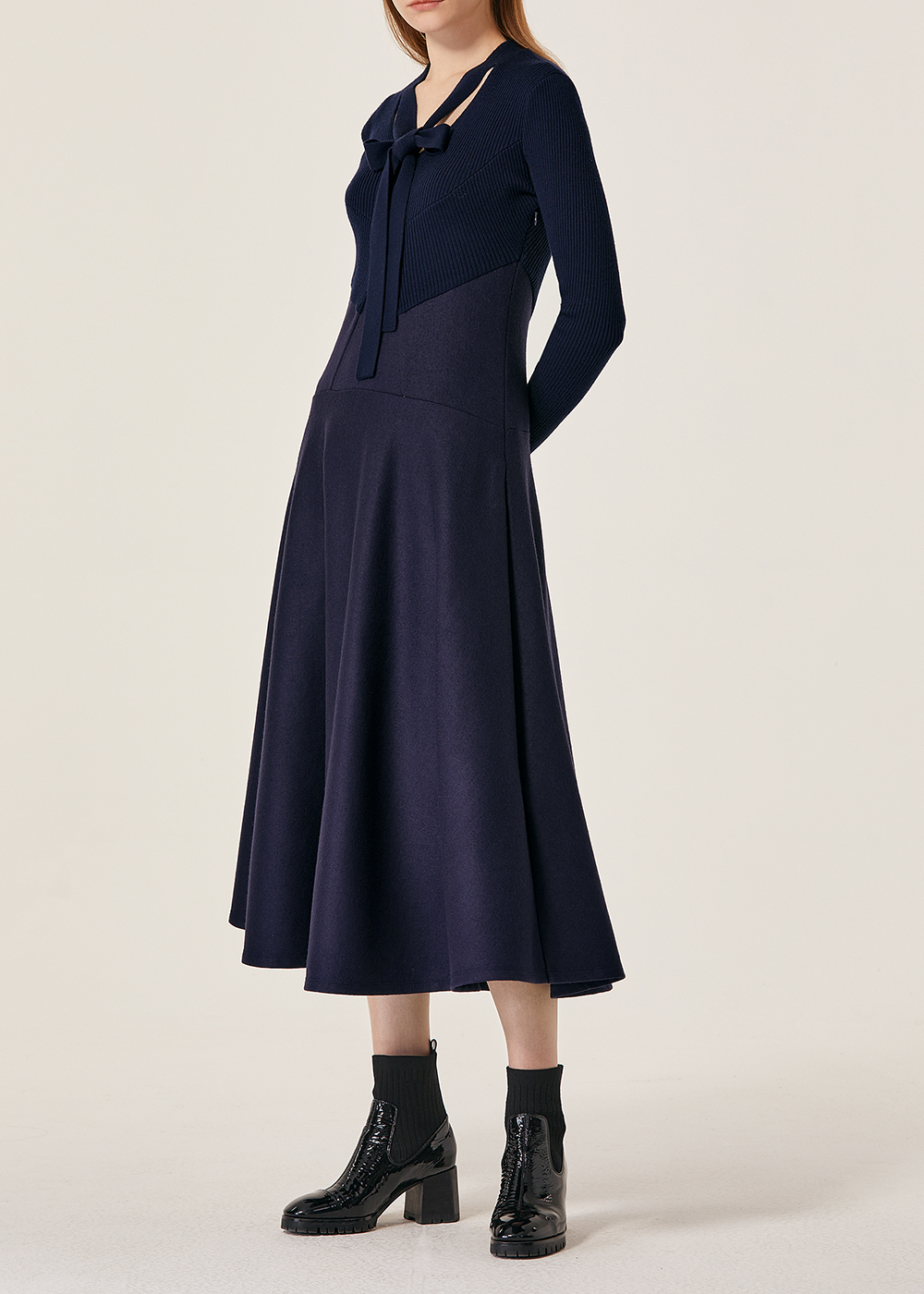 SALAZIA Deep Navy Heritage Dresses